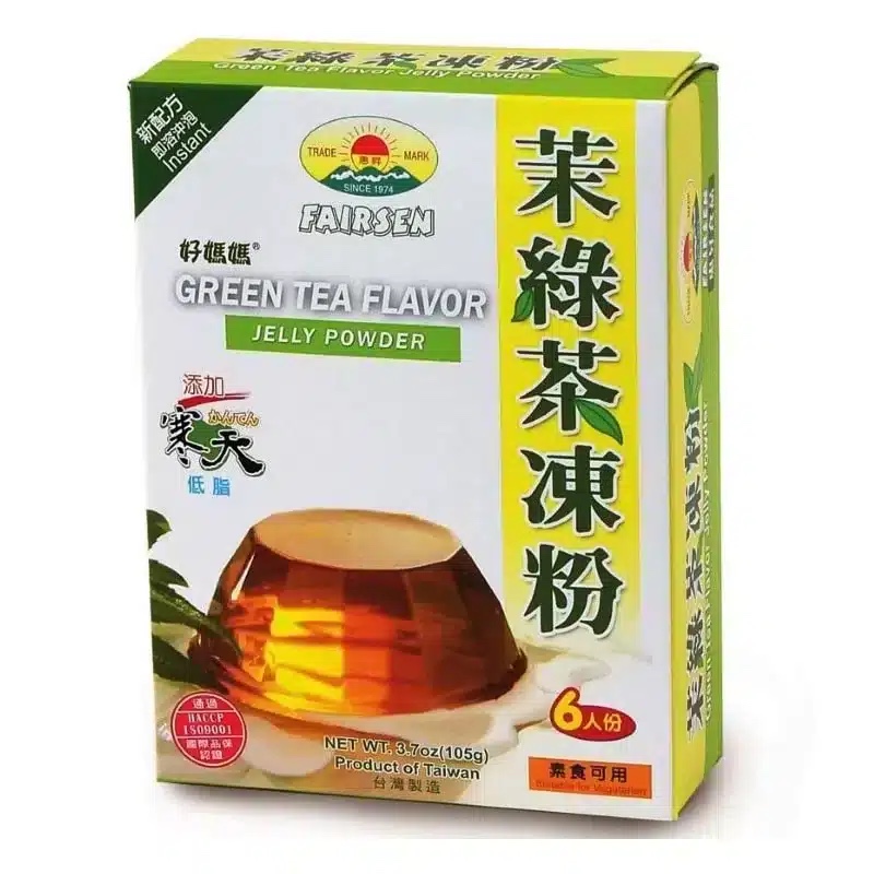 茉綠茶凍粉 Jelly Powder – Green Tea 105g