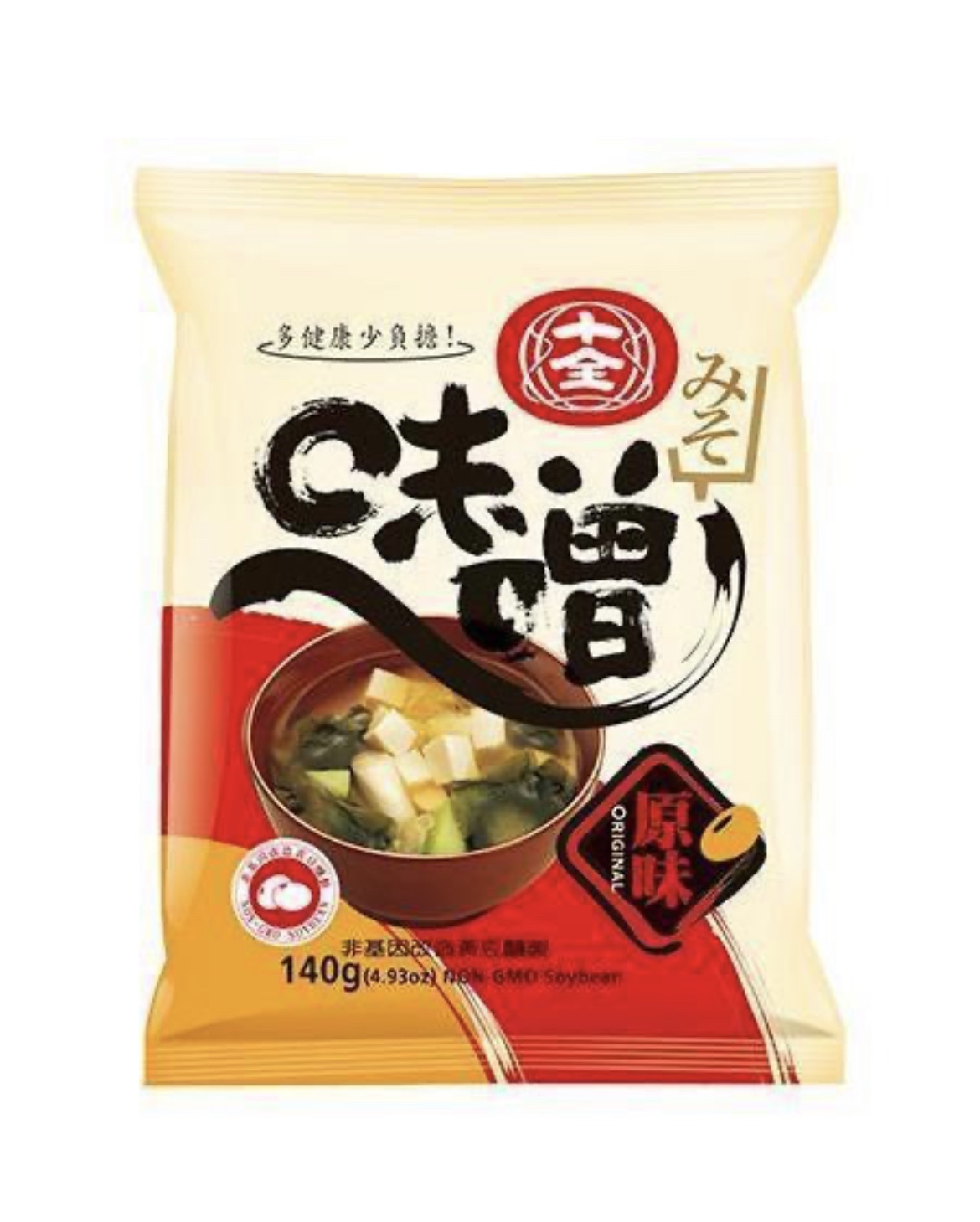 十全味增 5包裝 Miso Original 5pc 140g
