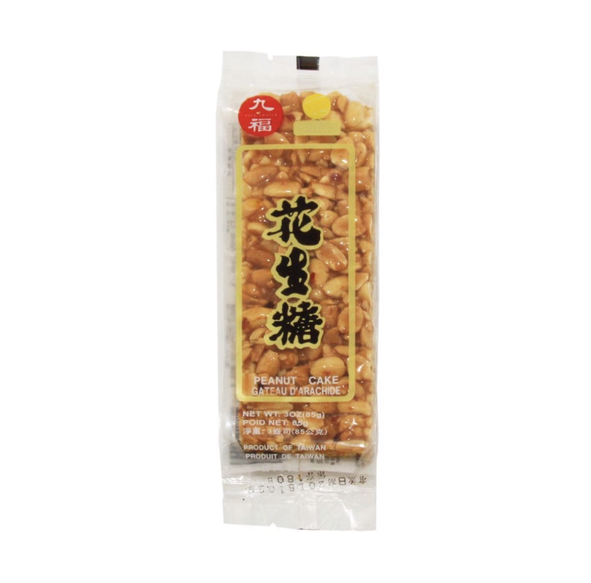 九福 花生糖 粗 Peanut Sweet 85g