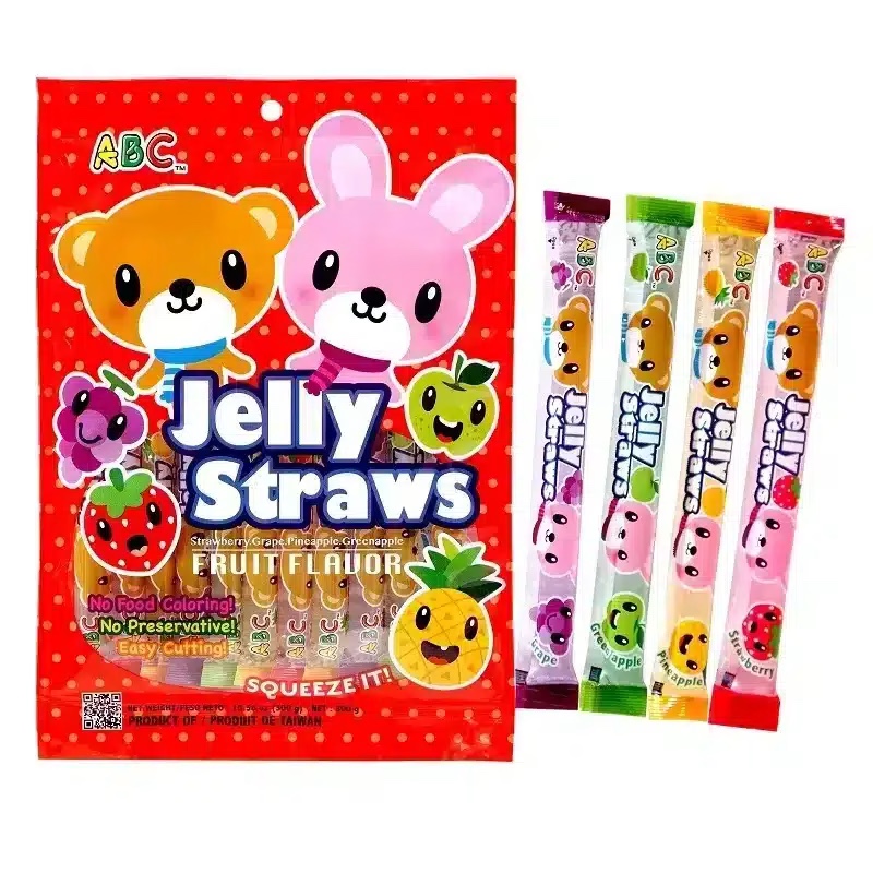 ABC綜合口味果凍條 Bunny And Bear Jelly Straws 300g