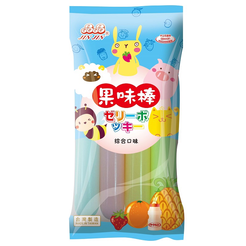 晶晶果汁棒 綜合果味Jin Jin Ice Pops, Assorted Flavours 85g x8