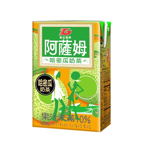 阿薩姆 哈蜜瓜奶茶 Assam Melon Milk Tea 400ml