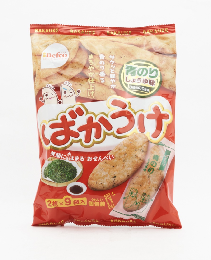 日式海苔醬油米餅BEFCO Soy Sauce Flavoured Rice Cracker with Seaweed