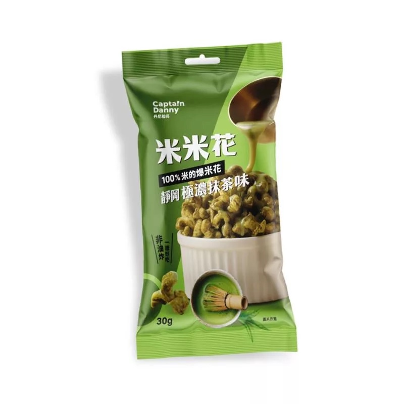 米米花 極濃抹茶味 Rice Popcorn – Matcha Flavour 30g