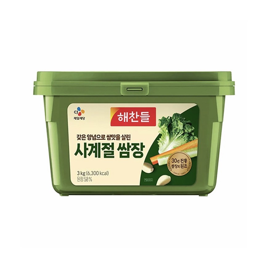 CJ Korean Seasoned Soybean Paste (SAGYEGEOL) 500g