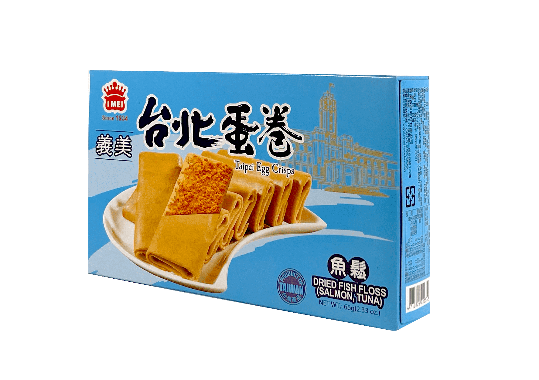 義美台北蛋卷 魚鬆味 IM TaipeiEgg Roll Fish Floss