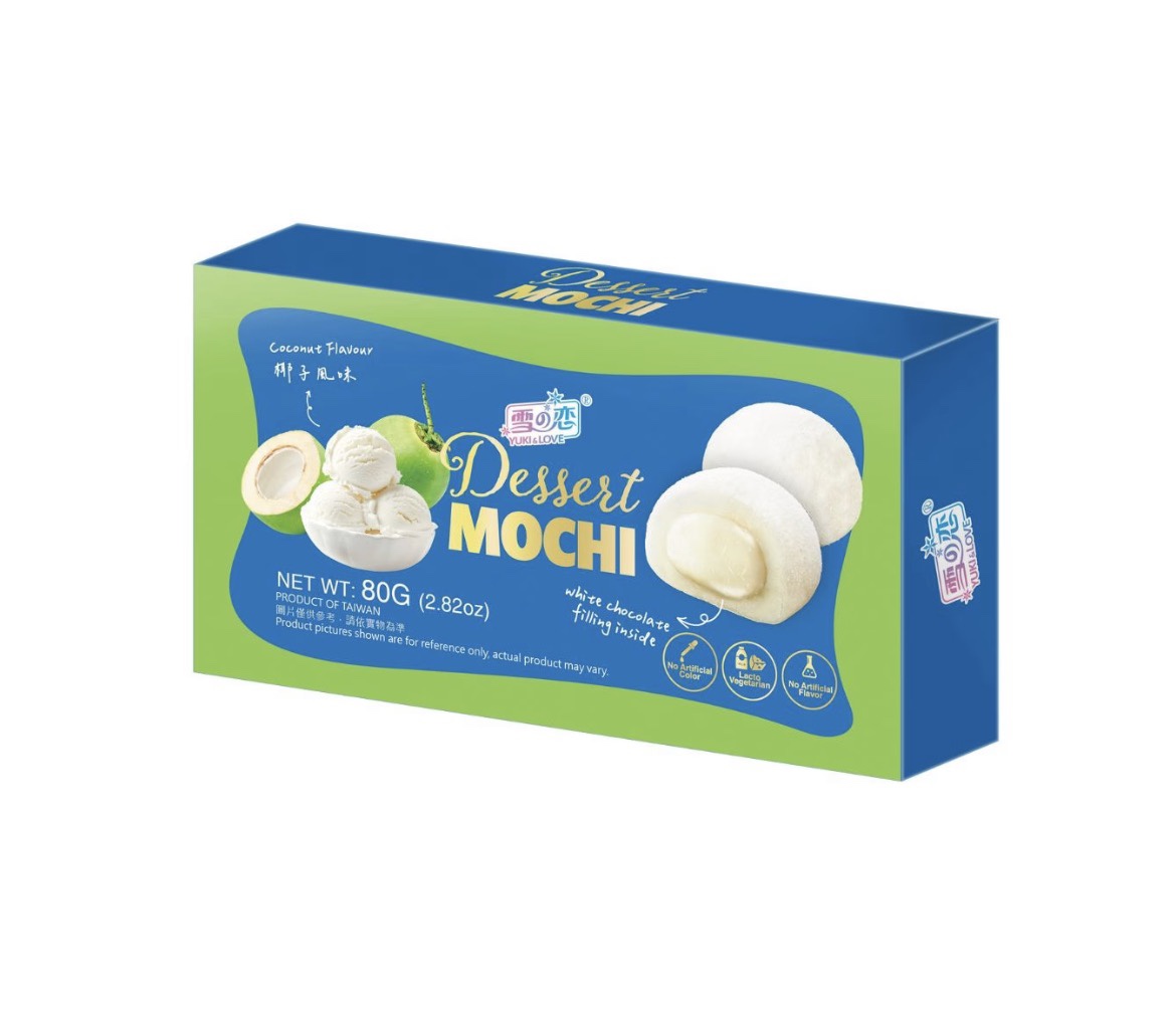迷你 麻糬糰仔 椰子口味 Dessert Mochi Coconut Flavour 80g