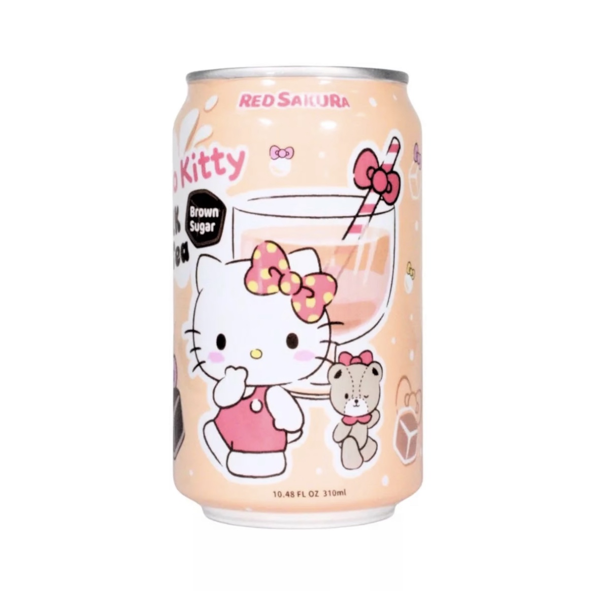Hello Kitty 黑糖奶茶 Brown Sugar Milk Tea 310ml