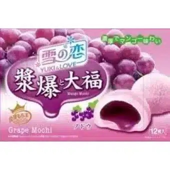 雪之戀 漿爆大福 Grape Flavoured Mochi 180g
