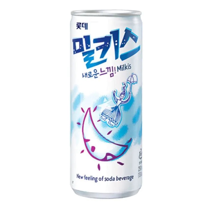 Lotte Milkis Milk & Yogurt Flavour Carbonated Drink 250ml