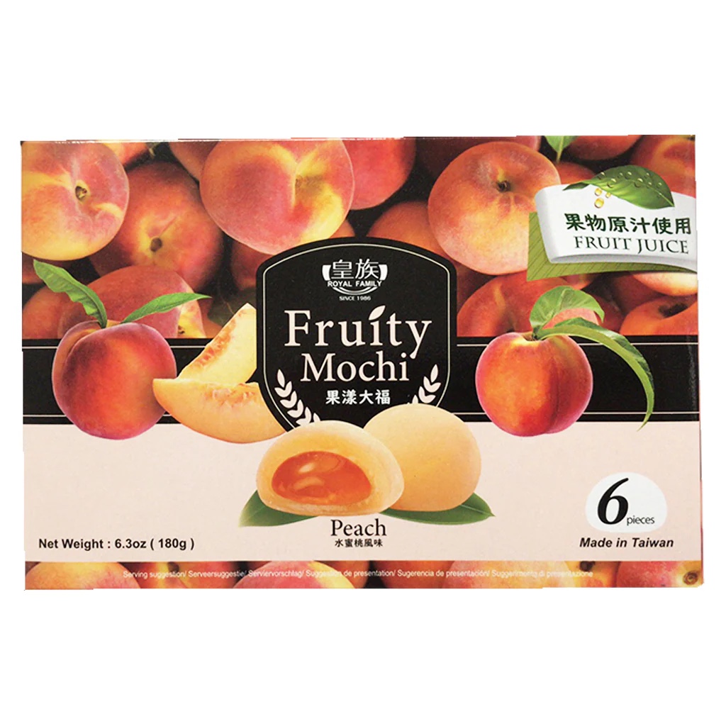 皇族果漾大福 水蜜桃口味 Fruity Mochi -Peach 180g
