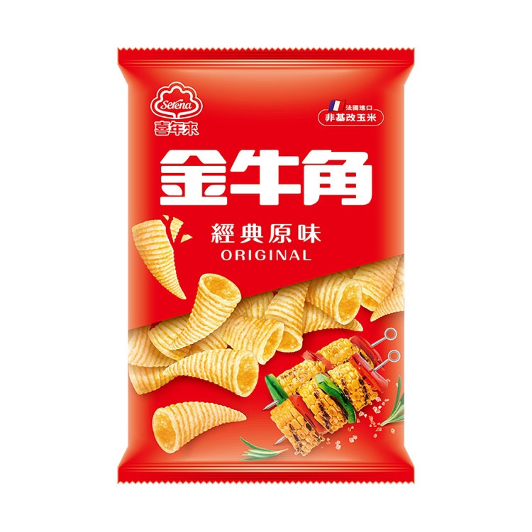 喜年來 金牛角 玉米原味 Corn Snack 50g