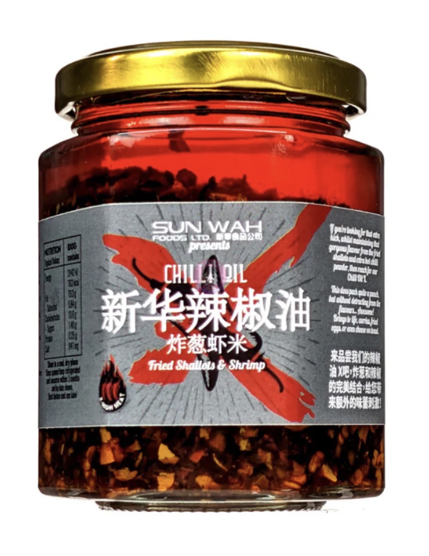 新華炸蔥蝦米辣椒油 Fried Shallots and Shrimps Chilli  Oil 180g