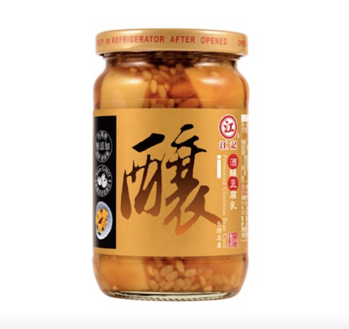 江記 酒釀豆腐乳 Fermented Glutinous Bean Curd 380g