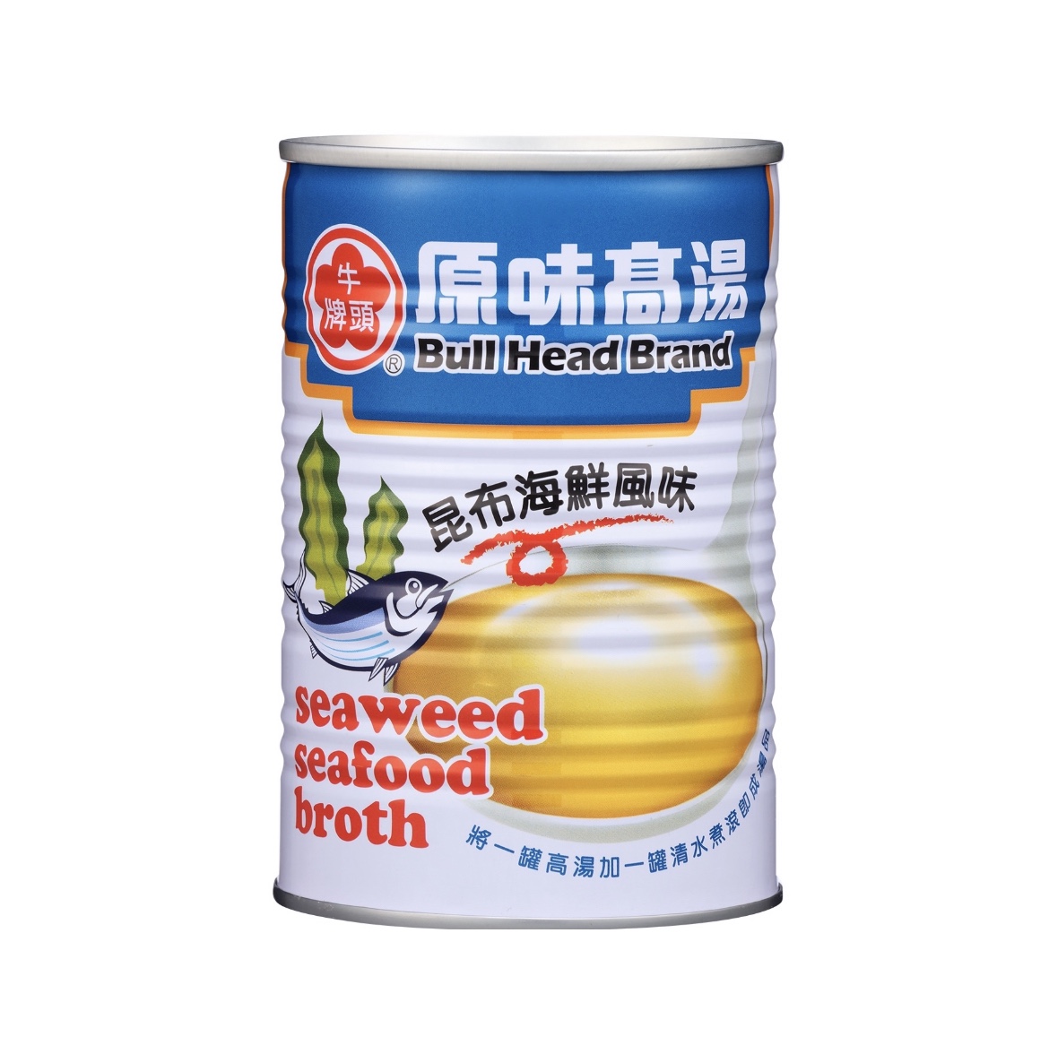 牛頭牌 原味高湯 昆布海鮮風味 Seaweed Seafood Broth 411ml