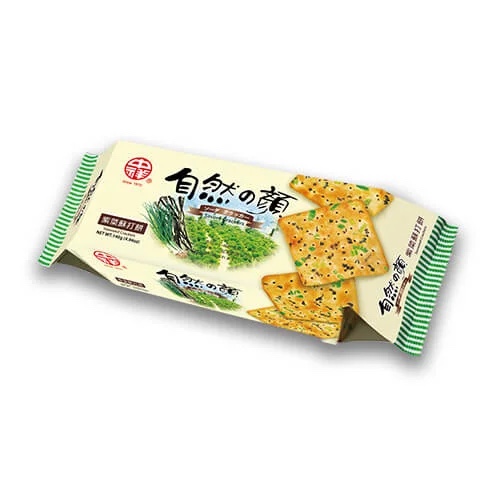 中祥 自然の顏 紫菜蔬打餅 SeaWeed Crackers 120g