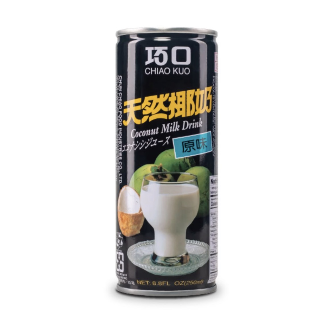 巧口 天然椰奶 CHIAO KUO COCONUT MILK DRINK 250ml