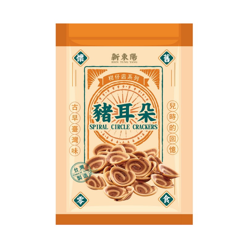 新東陽 豬耳朵 Spiral Circle Crackers