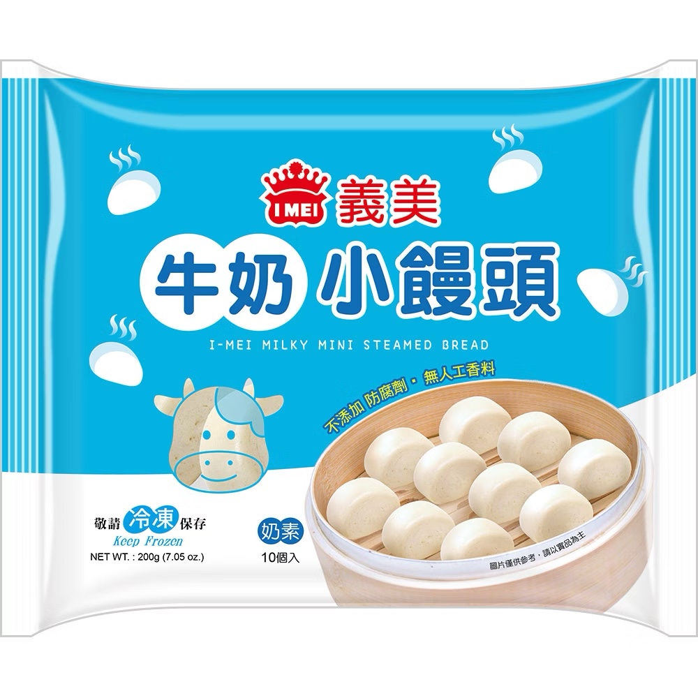 義美 牛奶小饅頭I-Mei Milky Mini Steamed Bread 200g