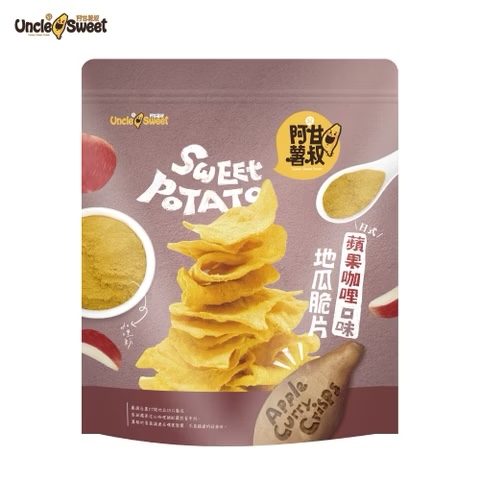 阿甘薯叔 地瓜脆片 日式蘋果咖哩口味 Sweet Potato Chips Apple Curry Flavor 80g