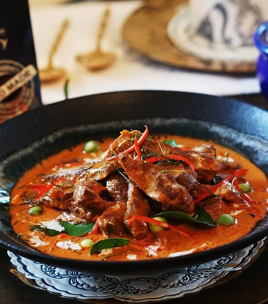 藍象泰式 帕能咖哩醬Blue Elephant Thai Premium Curry Sauce-Panaeng Curry Paste 300g