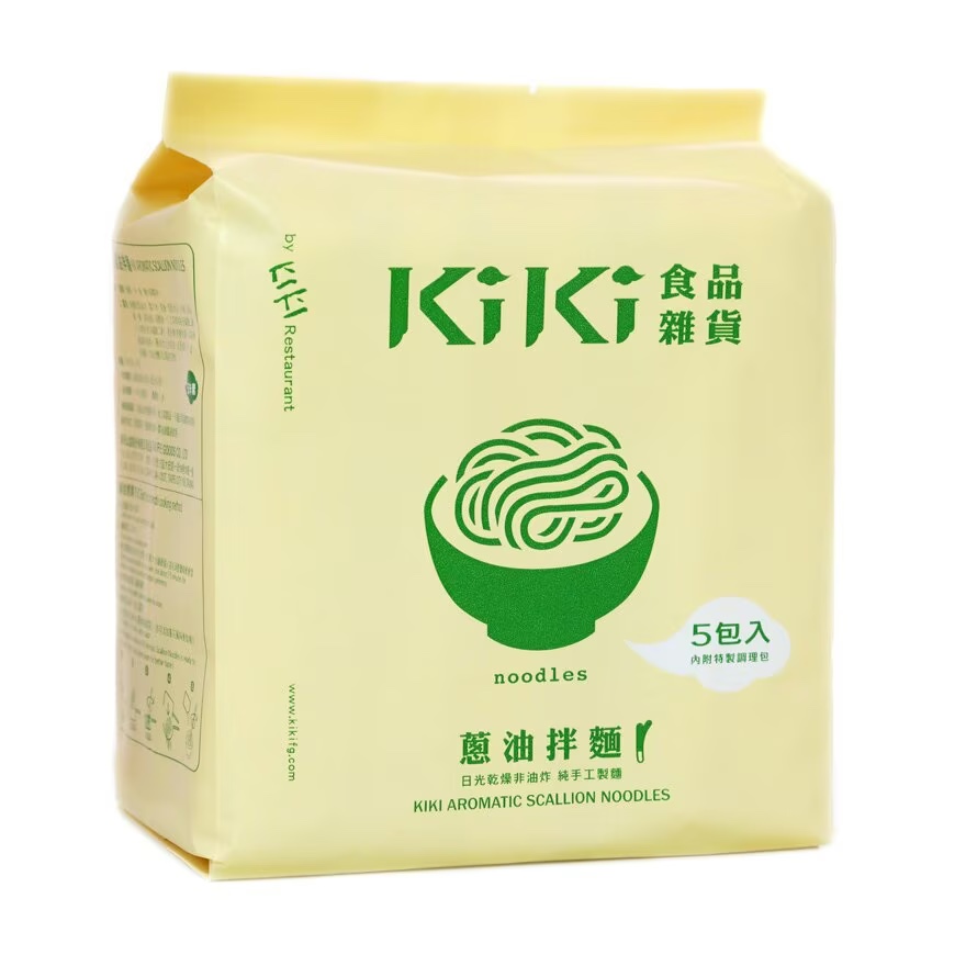 Kiki 蔥油拌麵 KiKi Aromatic Scallion Noodles 5pc  450g