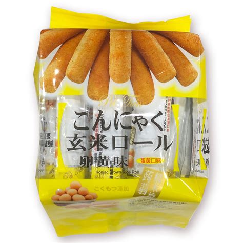 北田-蒟蒻糙米捲 蛋黃口味 Konjac Brown Rice Roll – Egg Yolk 