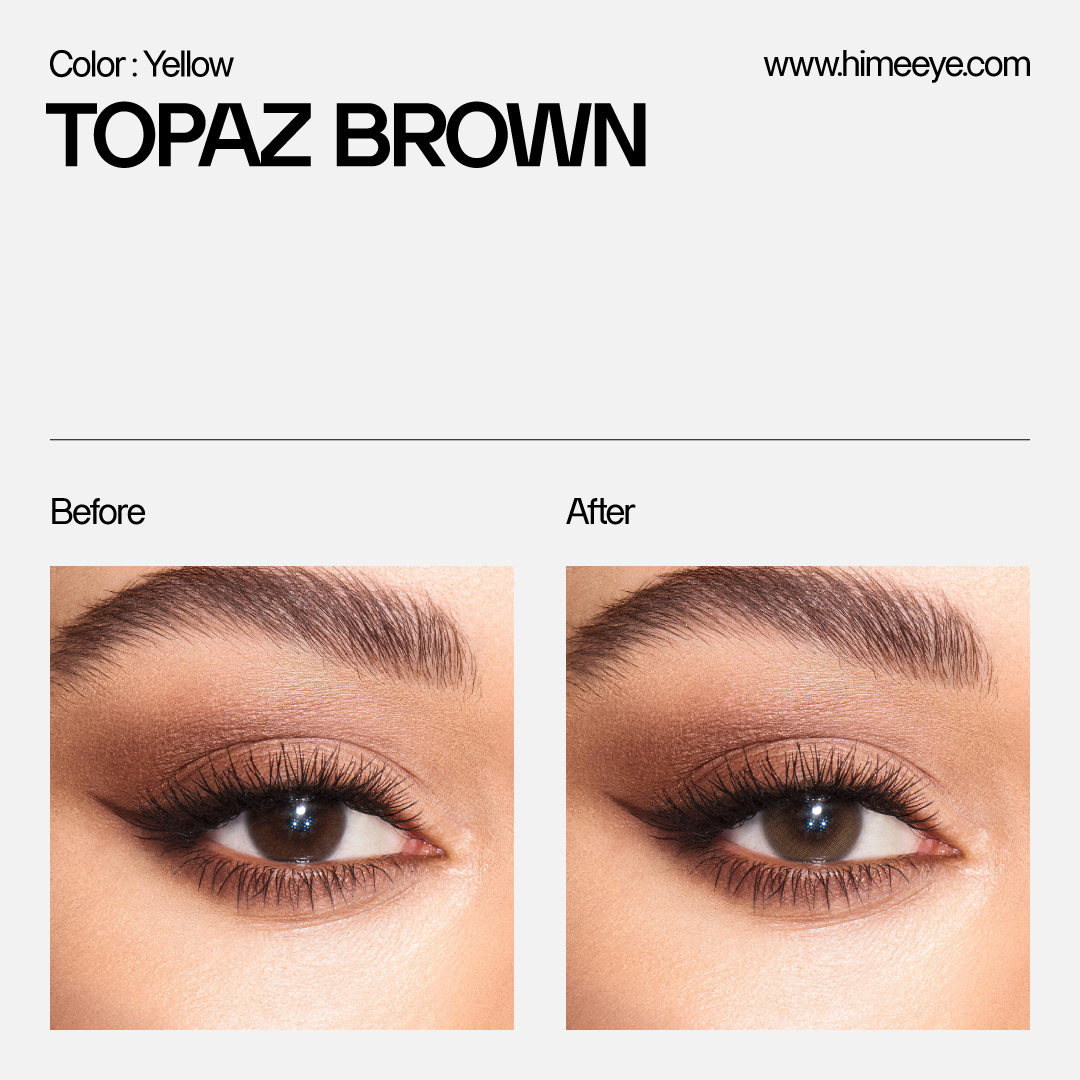 Eyesong Topaz Brown | 6 Months ,2pcs