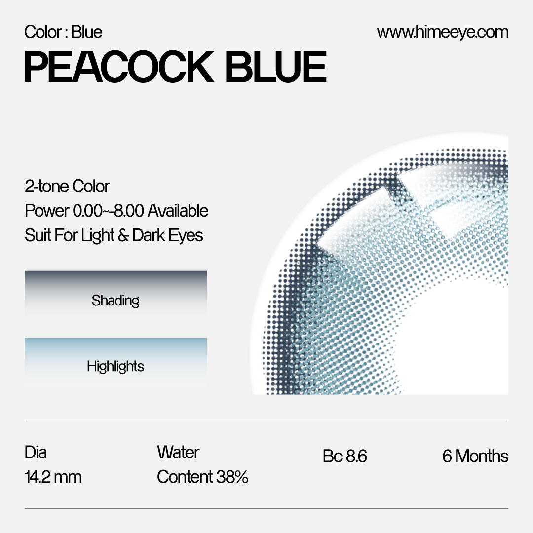 HiMe Peacock Blue | 6 Months ,2pcs