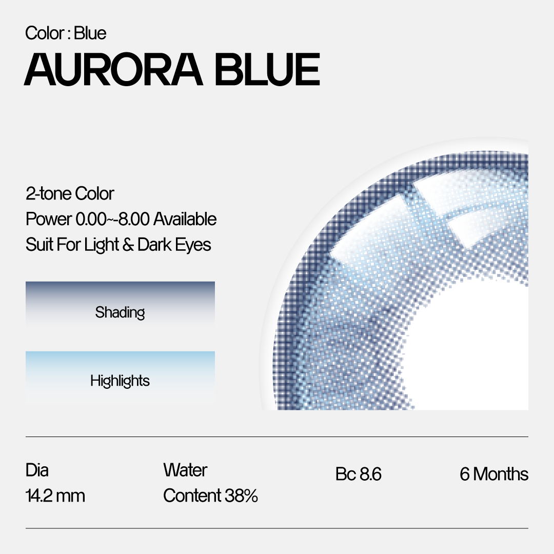 HiMe Aurora Blue  | 6 Months ,2pcs