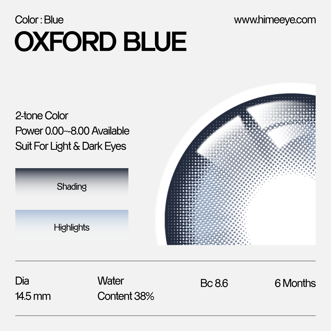 HiMe Oxford Blue | 6 Months,2pcs