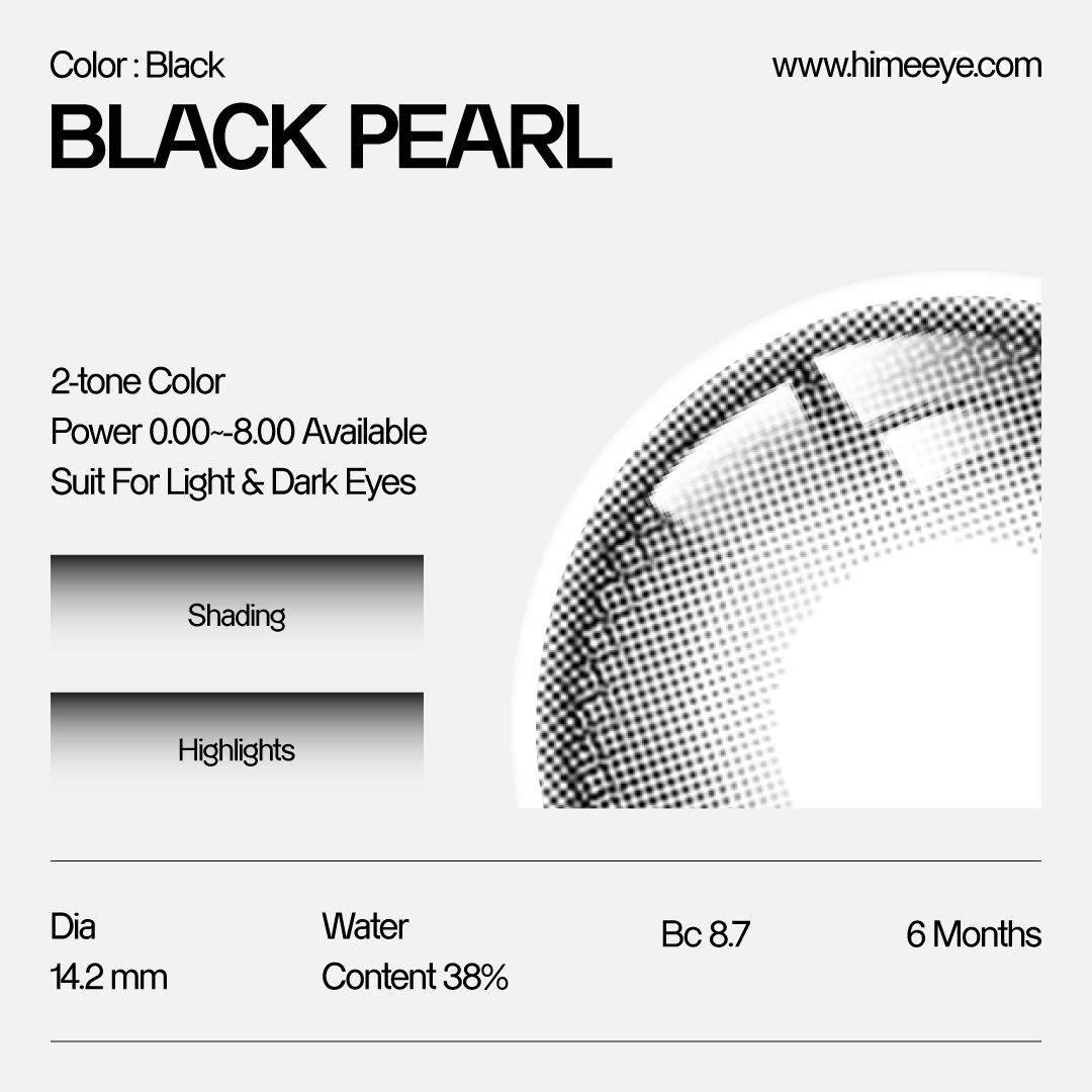 HiMe Black Pearl | 6 Months,2pcs