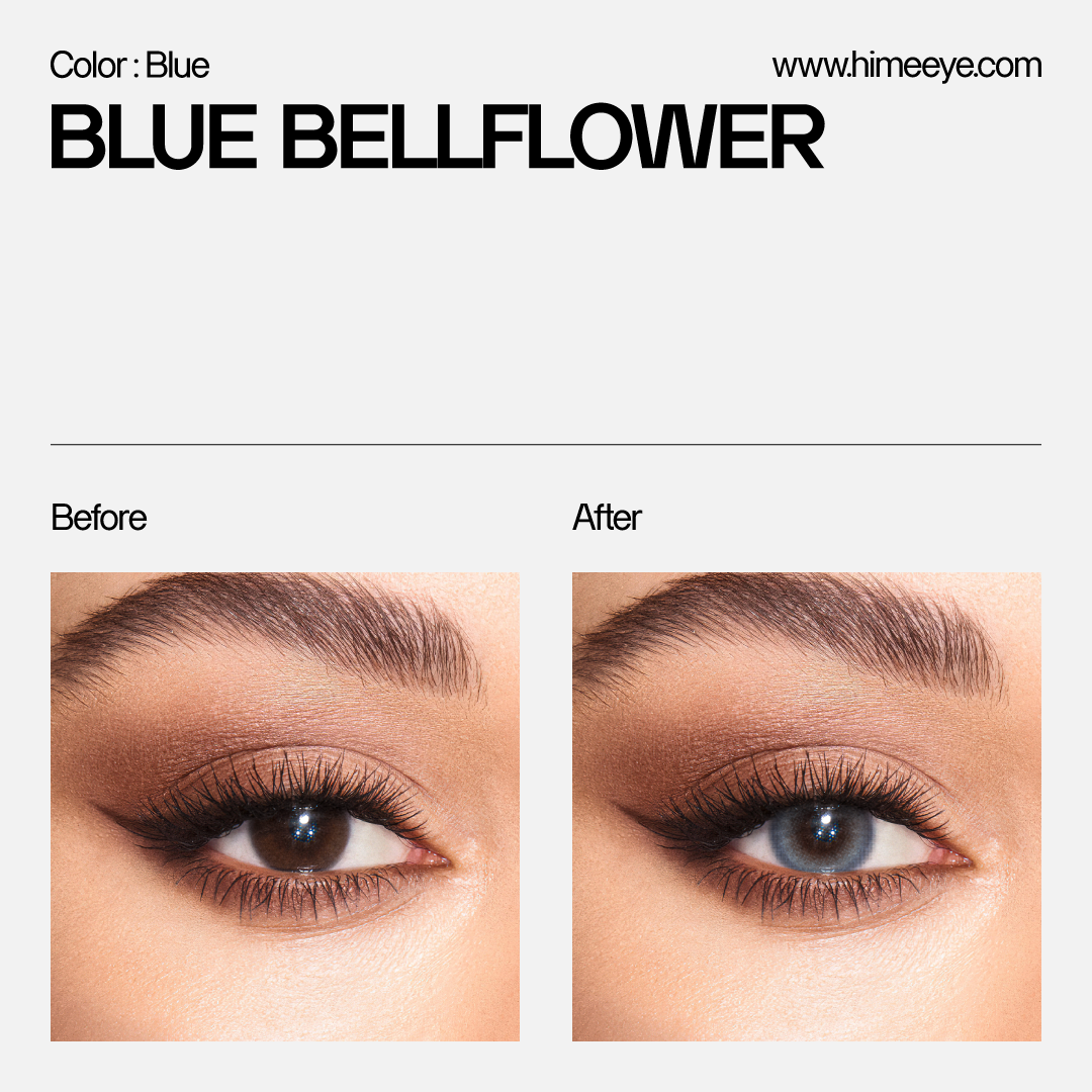Hime Blue Bellflower Contact Lenses | 1 Day ,5pcs
