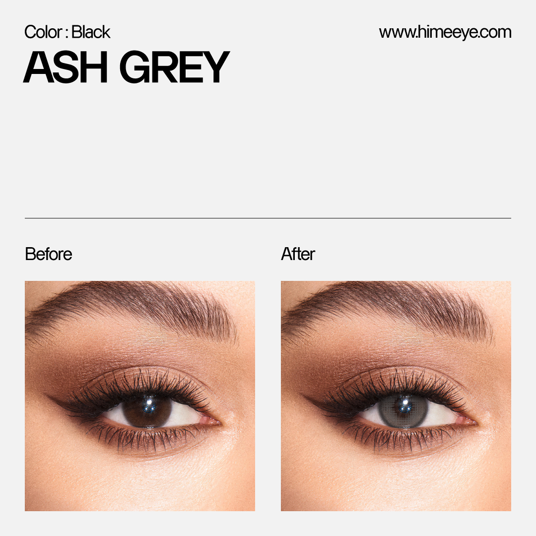 Hime  Ash Grey  Contact Lenses | 1 Day ,10pcs