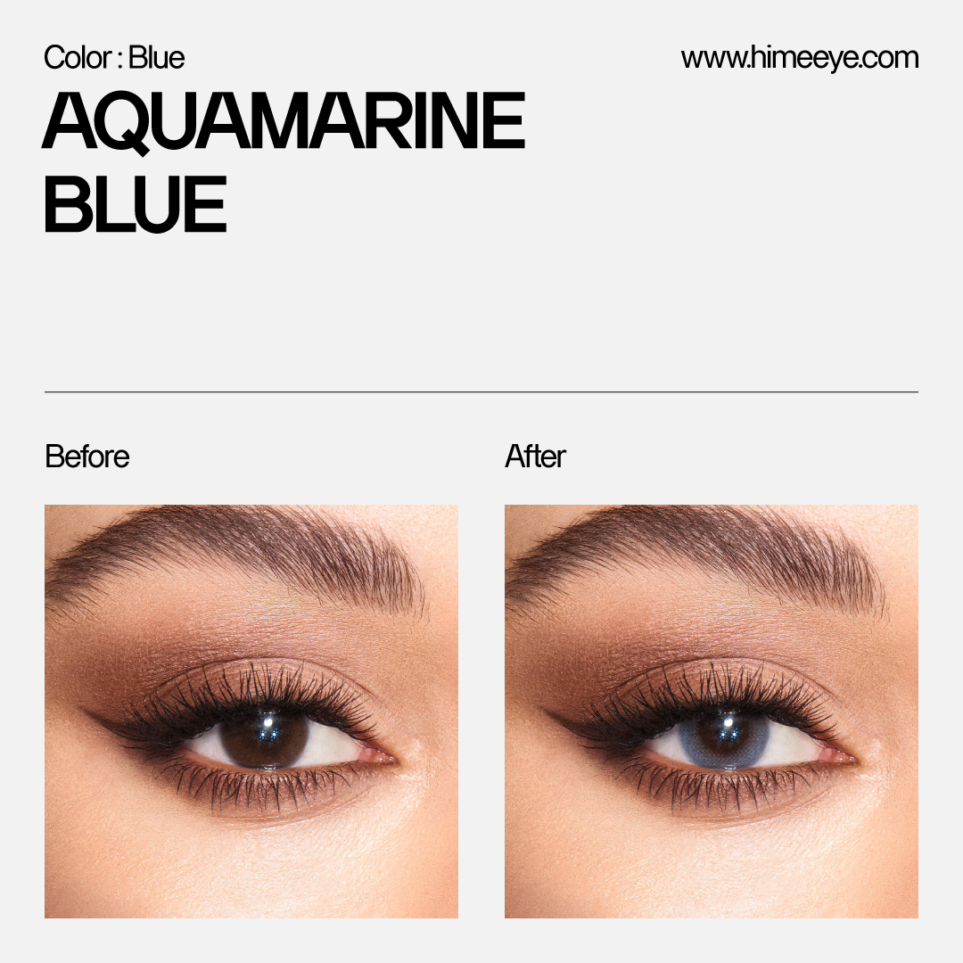Hime Aquamarine Blue  Contact Lenses | 1 Day ,5pcs