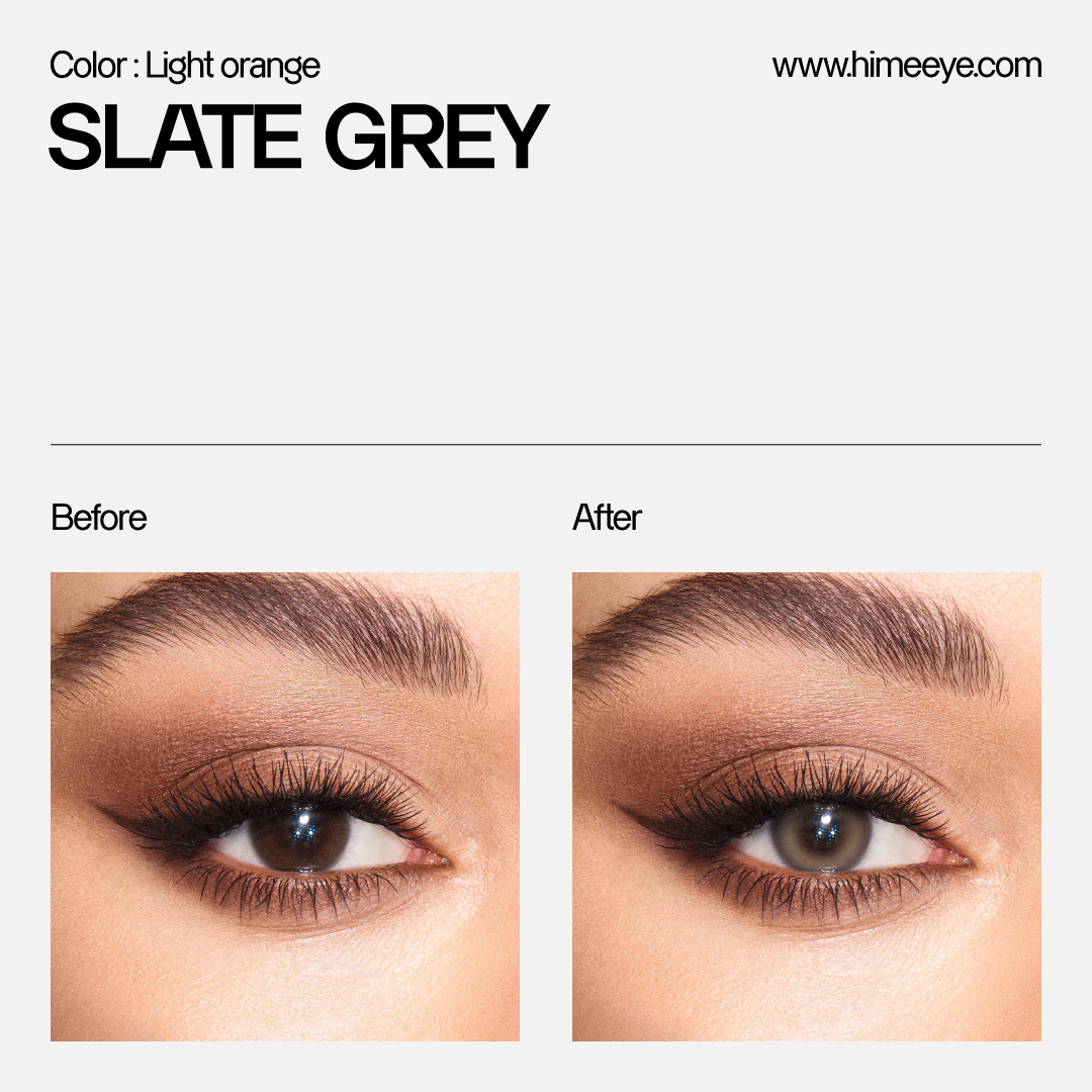 Hime Slate Grey Contact Lenses | 1 Day ,10pcs
