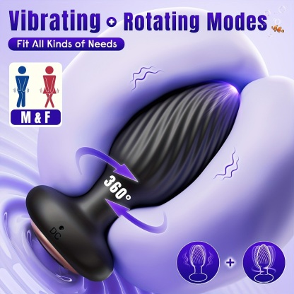 🎁Rotating anal vibrator prostate massager