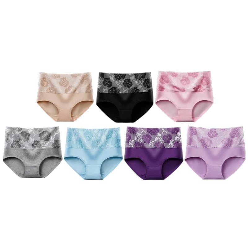 🔥LAST DAY BUY 5 GET 5 FREE-COTTON HIGH WAIST ABDOMINAL SLIMMING HYGROSCOPIC ANTIBACTERIAL UNDERWEAR