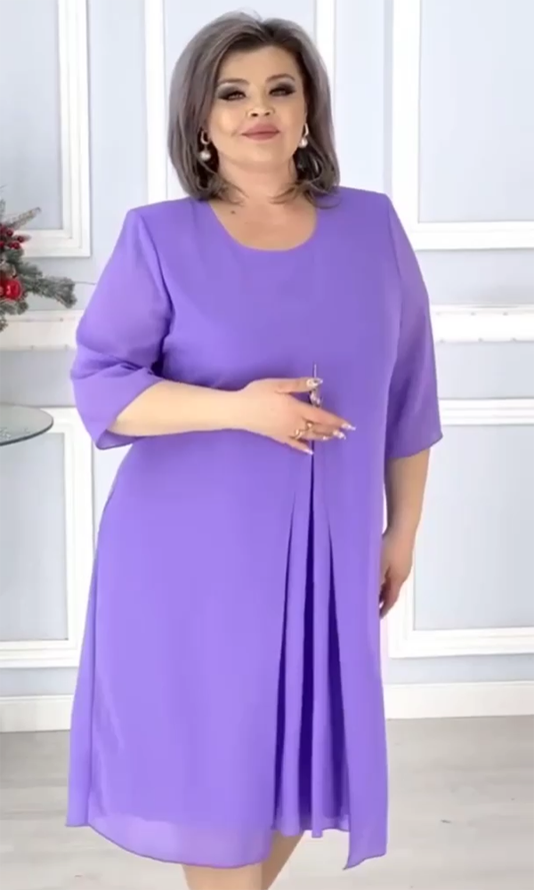 Elegant Loose Casual High-waisted Dress