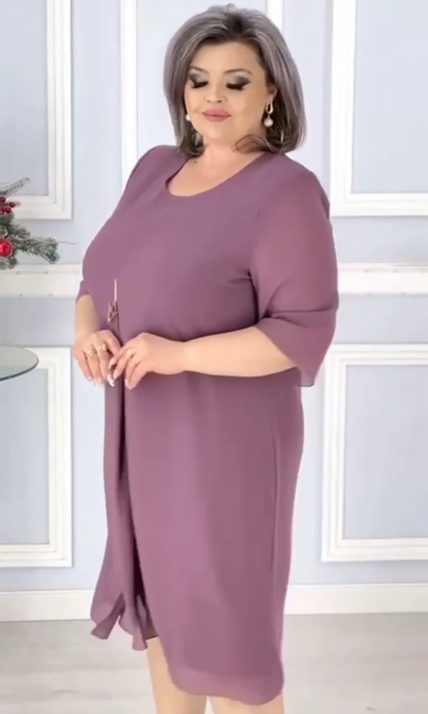 Elegant Loose Casual High-waisted Dress