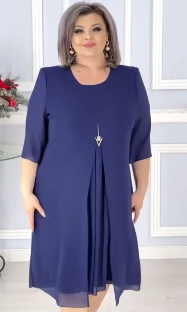 Elegant Loose Casual High-waisted Dress