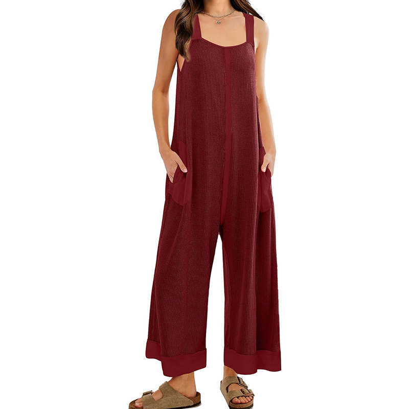 Women Waffle Knit Cute Romper (BUY 2 FREE SHIPPING)