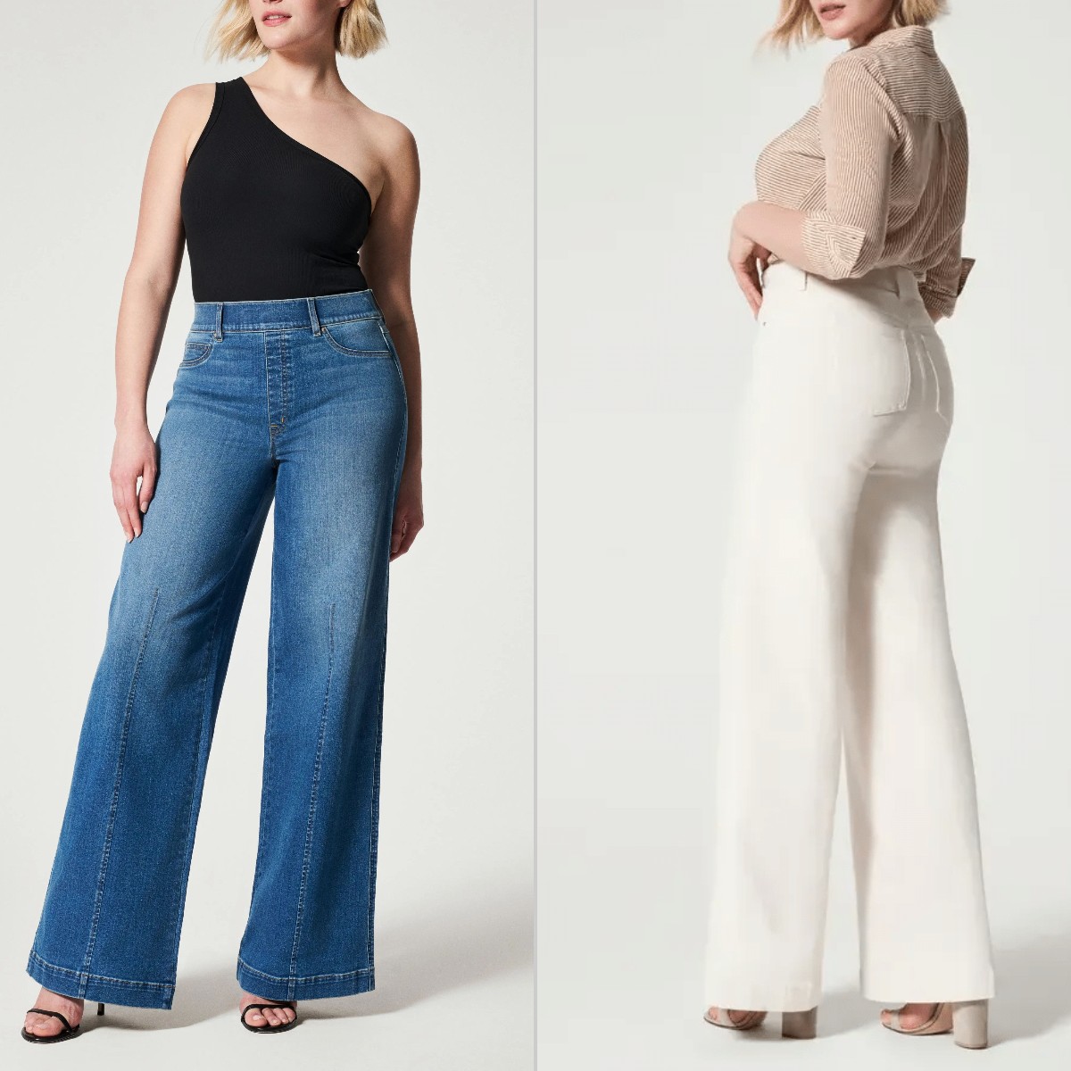 👖NEW SEAMED FRONT WIDE LEG JEANS