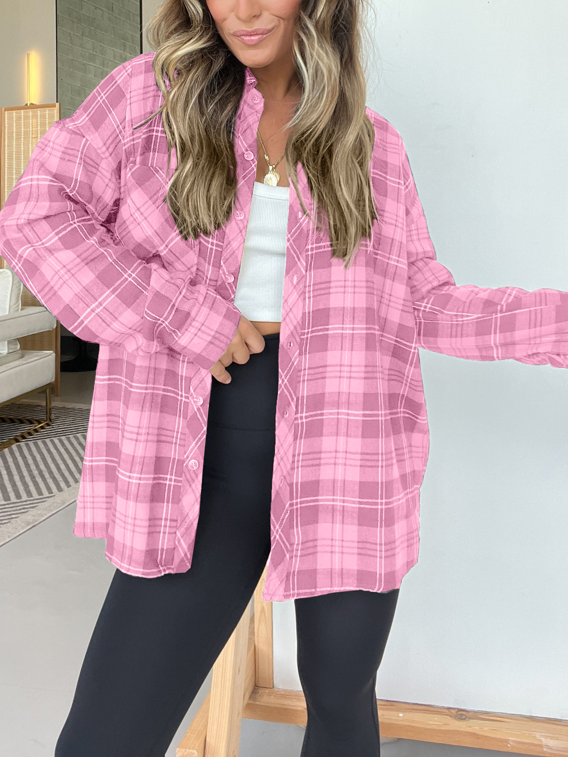 Ultra Soft Flannel Plaid Shirt with Pocket (Buy 2 Free Shipping)