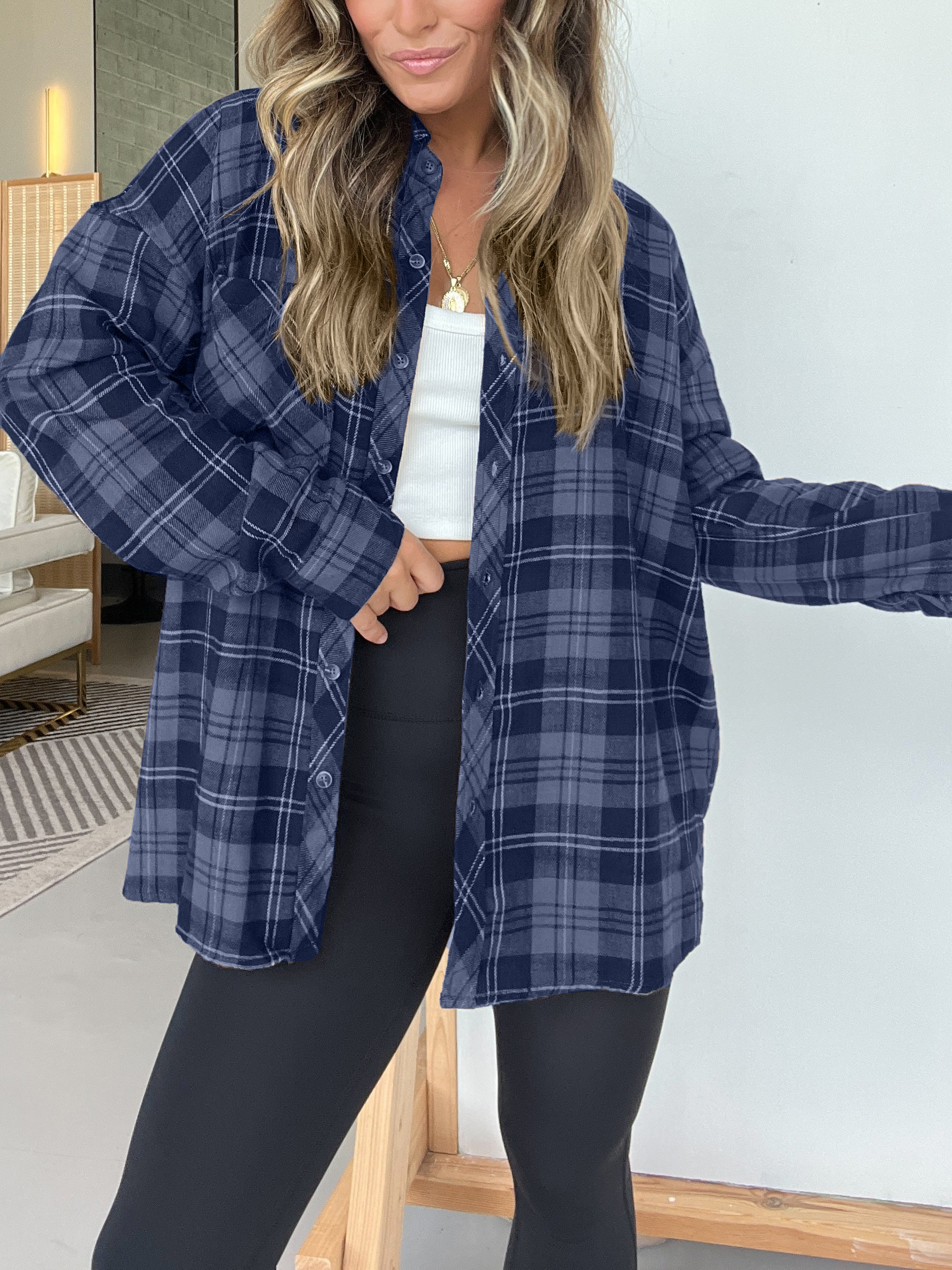 Ultra Soft Flannel Plaid Shirt with Pocket (Buy 2 Free Shipping)