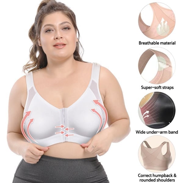 🔥Mother's Day Hot Sale-Adjustable Front Hook Support Multifunctional Bra