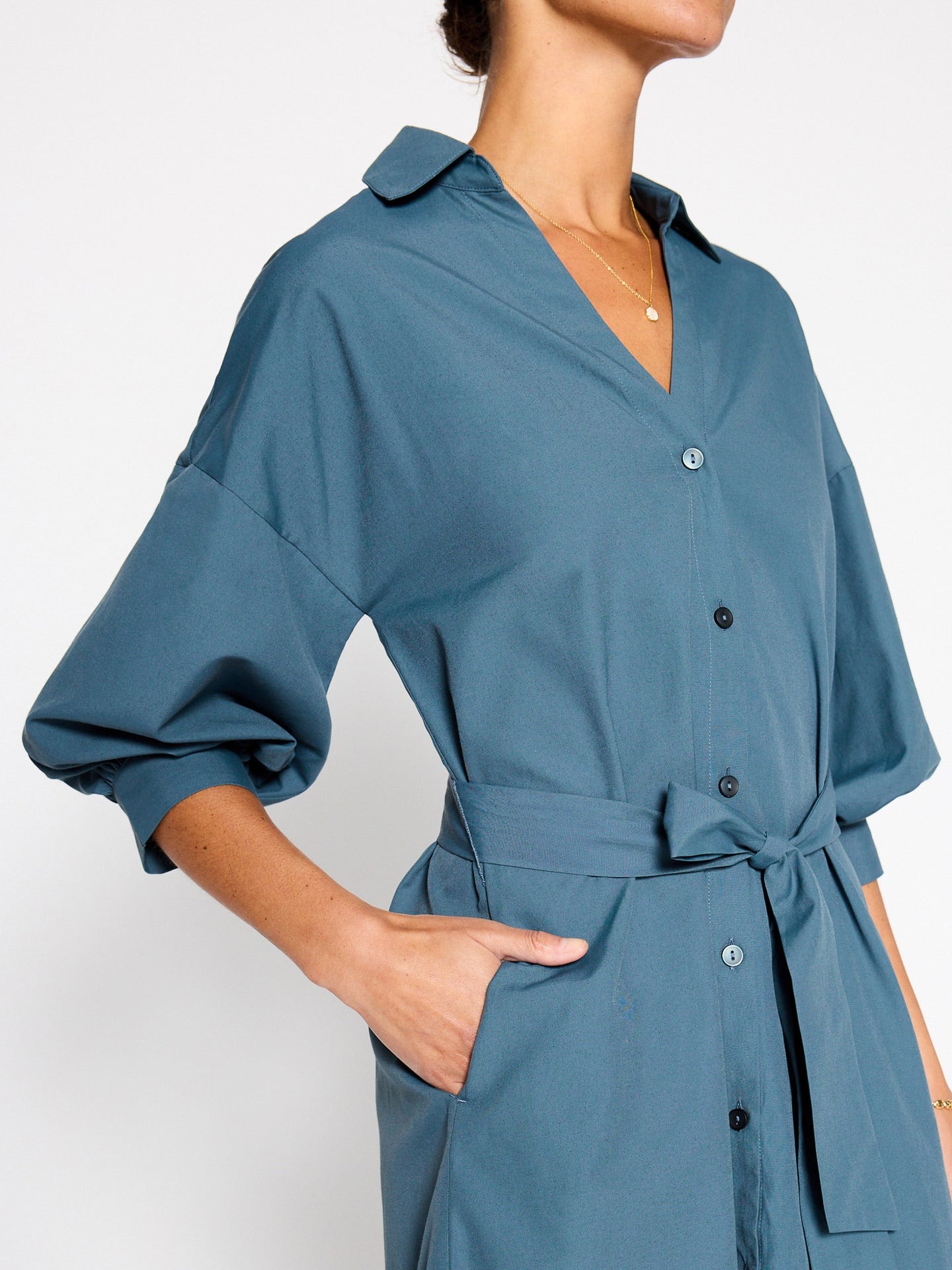Shirt Belted Dress