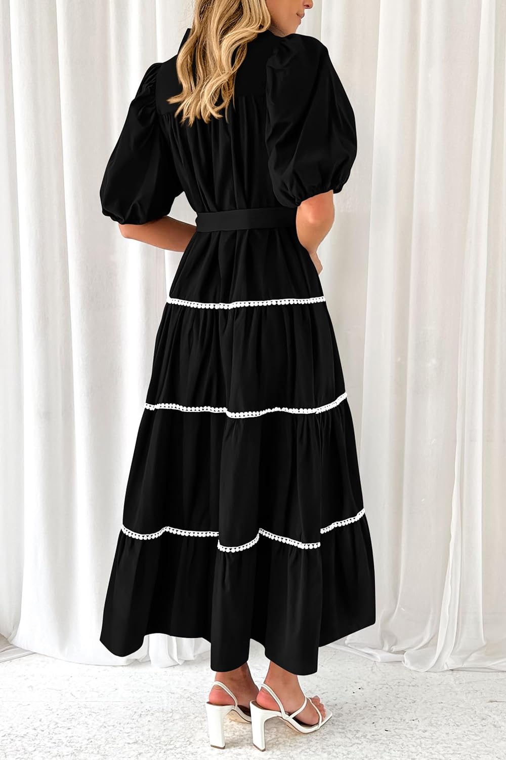 WOMEN'S SUMMER BUTTON DOWN SHIRT DRESS