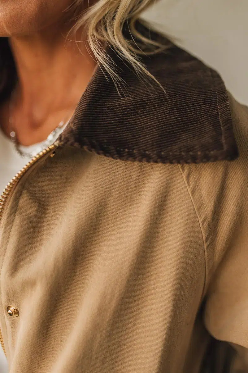 Corduroy Collar Barn Jacket