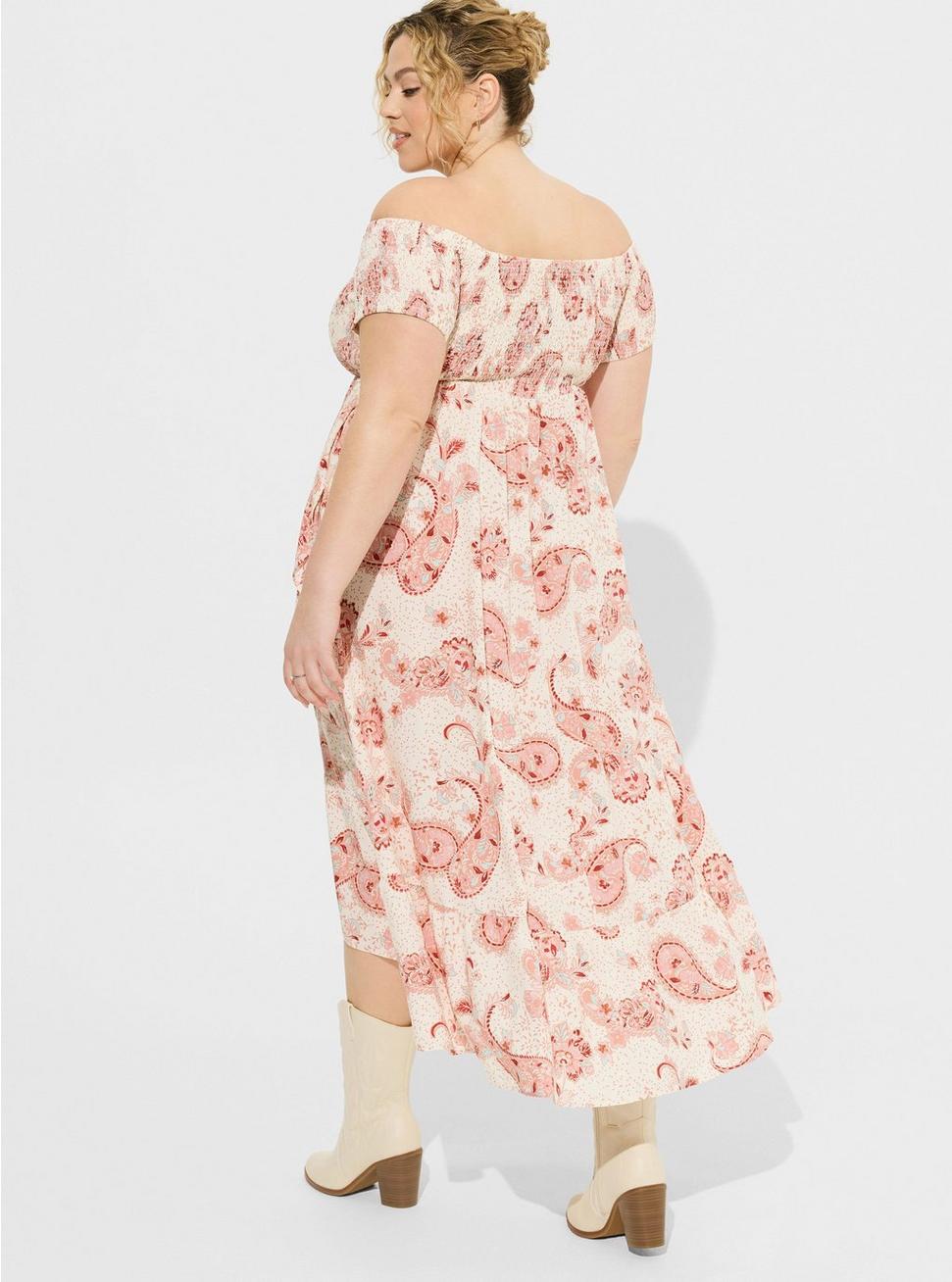 OFF-Shoulder Tulip Hem Dress